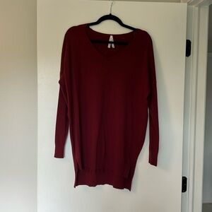 Burgundy sweater